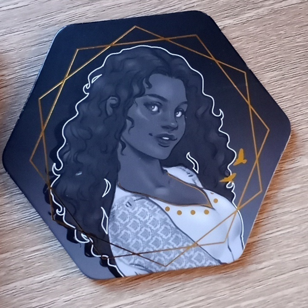 Serpent & Dove Book Series Fairyloot 4 Coaster Set Foiled Theme: Spellcraft Art